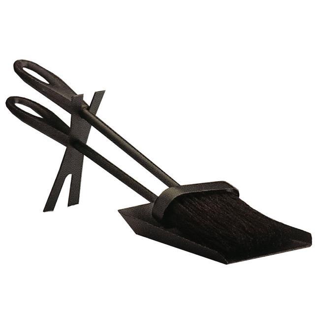 Inglenook, All Black Brush & Shovel Set FIRE82