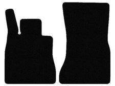 Schwarz Fußmatten, Teppiche VORNE für Mercedes S-Klasse W223 2020-... 14xRand