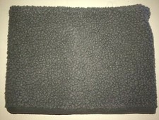 GRAY FLEECE NECK WARMER MENS WOMEN one size fits most SOFT COMFY 