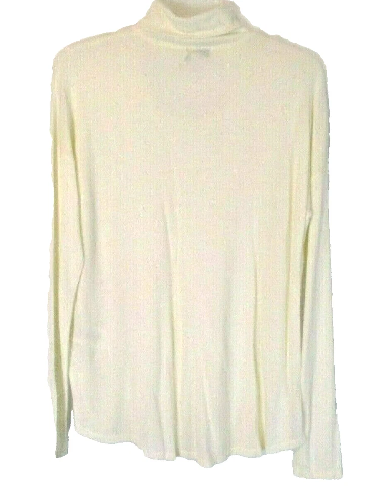 Peace Love World Banded Neck Sweater Ivory Small Pull On A297786 Women CB25P - Image 2 of 4