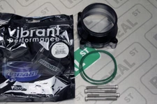 Vibrant Bosch DBW Throttle Body to 3" HD Clamp Adapter Black 12471