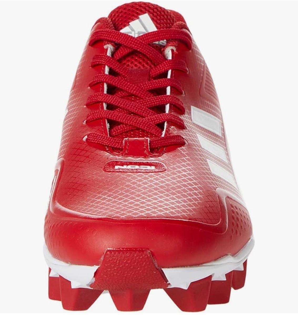 adidas‎ Men\'s Icon 7 Baseball Shoe, White/Team Power Red/Solar Red, 13 Adidas Men main image 2