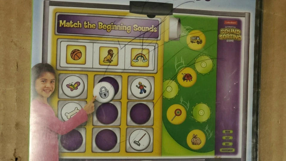 Lakeshore Interactive Whiteboard CD ROM HH736 Sound Sorting Beginning Sounds NEW - Image 2 of 4