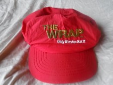 VINTAGE WINSTON CIGARETTES THE WRAP ONLY WINSTON HAS IT HAT CAP SNAPBACK 80s Vtg