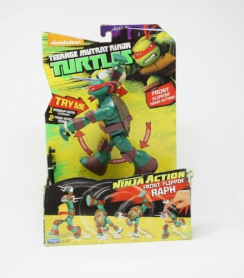Front Flippin Ninja Action Raph Figure Teenage Mutant Ninja