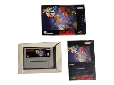 STREET FIGHTER ALPHA 2 SUPER NINTENDO SNES IN OVP + ANLEITUNG Spiel Game