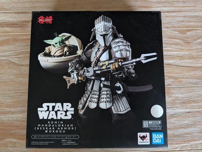 The Ronin Mandalorian Grogu Beskar Armor Action Figure Meisho Movie Realization