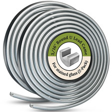 3/16" round U Lead Came for Stained Glass 2 6Ft Hobby Came for Stained Glass