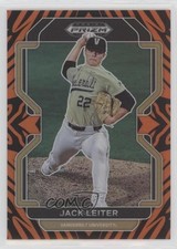 2022 Panini Prizm Draft Picks Tiger Stripes 67/99 Jack Leiter #PDP217 03ks
