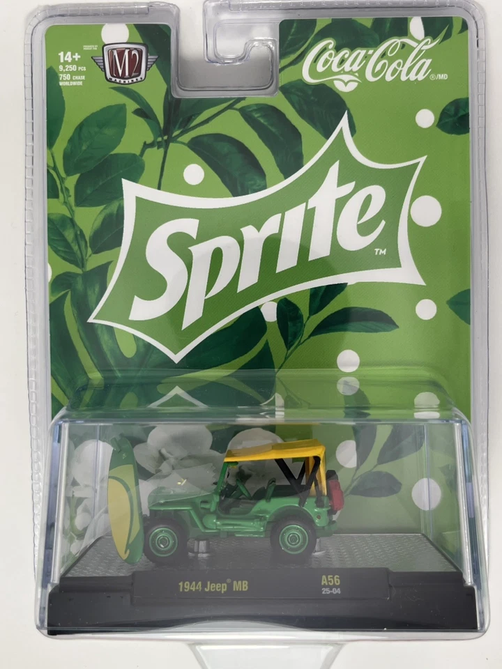 💥💥M2 Machines 1944 Jeep MB - Sprite CHASE Green Chrome , 1 Of 750💥💥 - Image 4 of 4