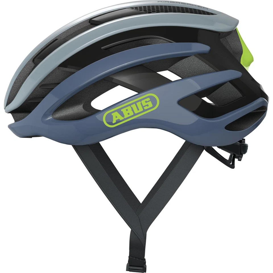 Fahrradhelm ABUS AIRBREAKER light grey L grau 59-61 professioneller Rennhelm - Bild 1 von 1