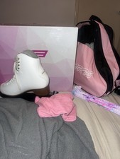 Graf 500 White Ice Skates Size