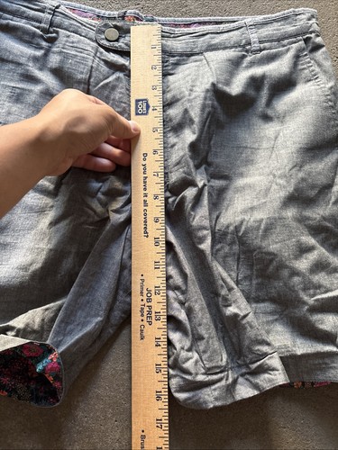 Descendent Of Thieves Dres Ladro Men’s Reversible Shorts Floral Chambray Size 32 - Picture 8 of 8