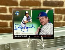 2025 Topps Chrome Platinum ROBIN YOUNT On Card AUTO Brewers Legend