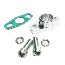 Rev9 Turbo Oil Drain Flange Adaptor 12 Npt Fits Garrett Gt25r Gt28r Gt30r Gt35r