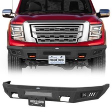 Offroad Steel Front Bumper W Led Lights Fit 2017-2024 Nissan Titan Truck Pickup Offroad Steel Front Bumper W Led Lights Fit 2017-2024 Nissan Titan Truck Pickup