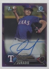 2016 Bowman Chrome Prospect Purple Refractor /250 Ariel Jurado #CPA-AJ Auto 7eo