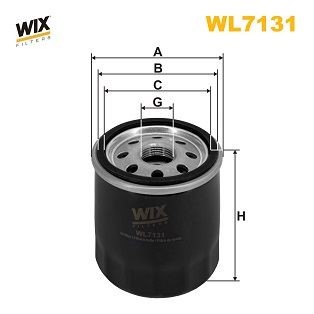 ÖLfilter WIX Filter WL7131 FüR CitroËN Daihatsu Geely Lexus Peugeot-image