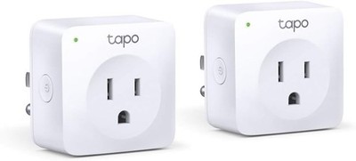 2 Pack Tapo Smart Plug Mini, WiFi Outlet for Alexa & Google Home, Remote Control