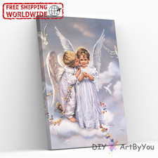 Angel Paint By Numbers Canvas Art Draw Artist Painting Oil Kit Home Decor Kids