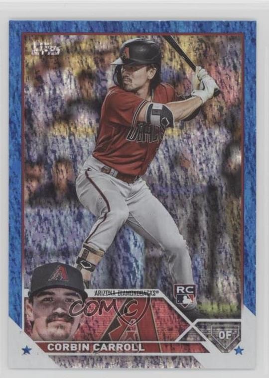 2023 Topps Series 2 Blue Foil /999 Corbin Carroll #401 13qg