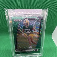 2024 Panini Prizm Edgerrin Cooper #331 Rookie Green Prizm Green Bay Packers