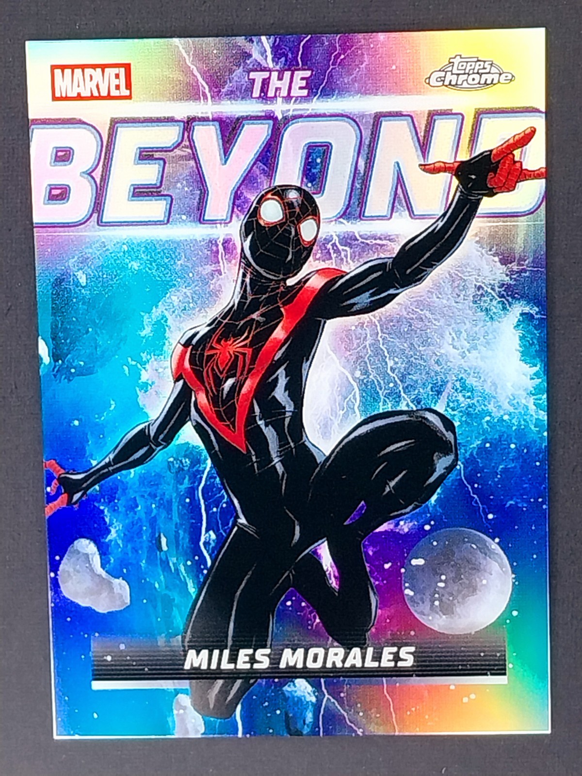 Miles Morales 2026 Topps Chrome Marvel Comics The Beyond #TB-05 Spider-Man