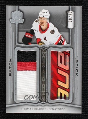 2024-25 Upper Deck The Cup MaterialiSticks 20/25 Thomas Chabot #MS-TC 3h1