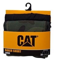 Cat® Caterpillar Herren Boxer Shorts Camouflage Retro Short GrößE L, 2Er Pack