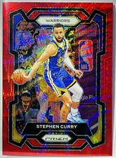 2023-24 Panini Prizm - Stephen Curry #119 Ruby Wave Prizm Golden State Warriors