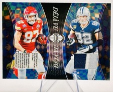 Panini 2024 46/50 Illusions Déjà Vu Kelce & Jason Witten Chiefs Cowboys #DV-TE2
