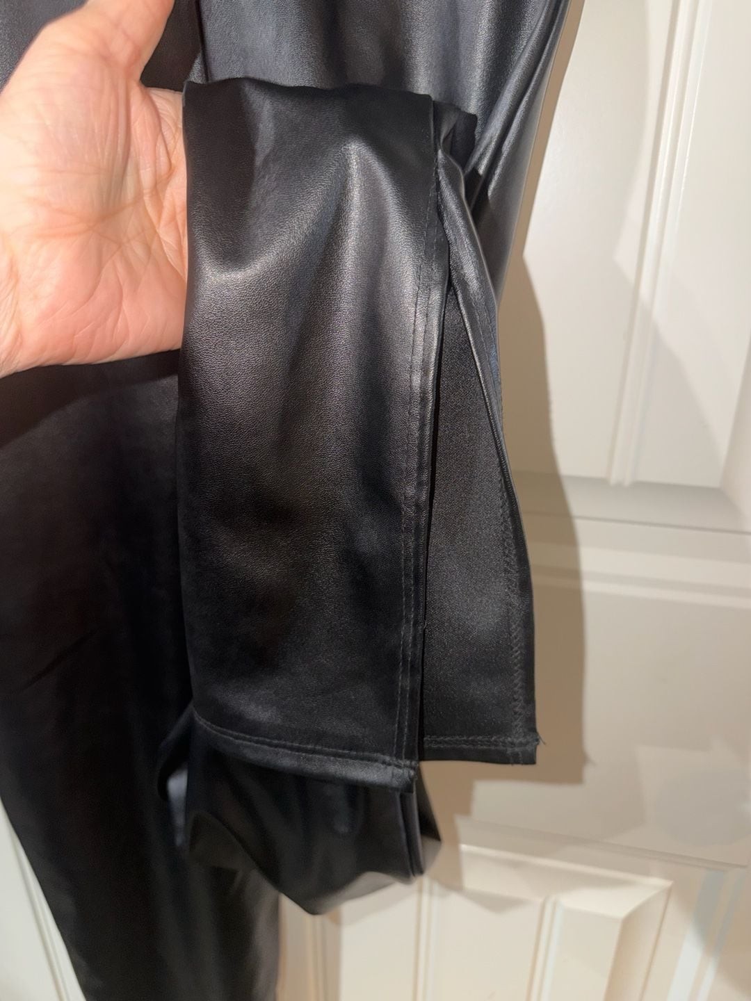 ๐ค PrettyLittleThing Black Faux Leather Jumpsuit | US 2 ๐ค, photo 6