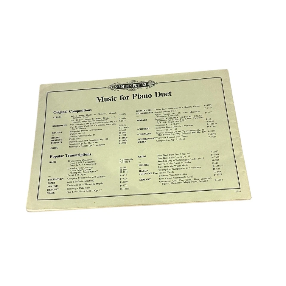 Moritz Moszkowski Spanische Tanze Opus 12 Vintage Piano Duet Sheet Music Edition - Image 4 of 4