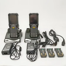 [Lot of 2] Zebra Motorola MC92N0 Mobile Computer Barcode Scanner + Accessories