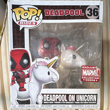 Funko Pop! Rides Deadpool on Unicorn #36 Marvel Collector Corps Exclusive