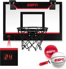 Mini Basketball Hoop, over the Door Basketball Hoop with Foldable Breakaway Rim