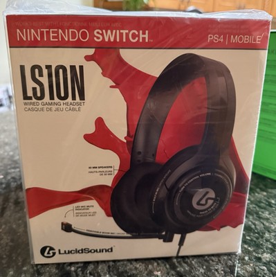 LucidSound LS10N Wired Stereo Gaming Headset Nintendo Switch PS4 Mobile