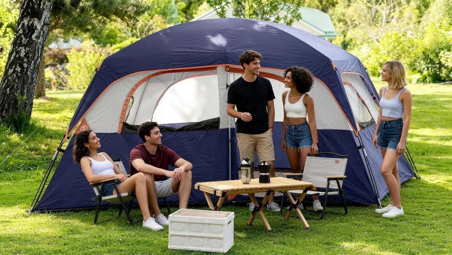 CAMPROS CP Upgraded 6/8 Person Camping Tents, Waterproof Windproof Family Tent
Opens in a new window