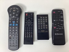 Lot 4 Vintage Remotes Magnavox Emerson Sharp ...