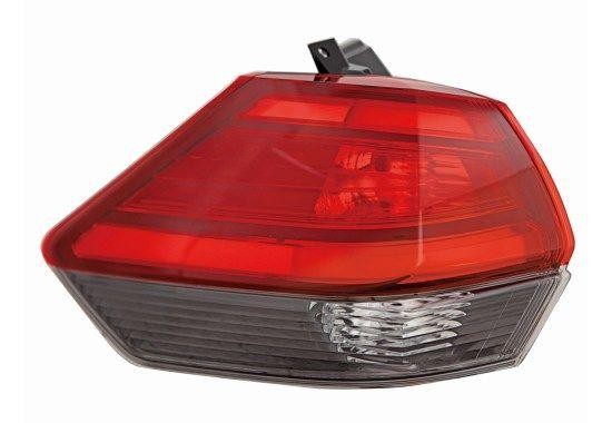 ABAKUS Rear Tail Light Left Red LED W21W WY21W 115-1954L-UE for Nissan