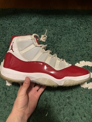 Jordan 11 Retro  Cherry  (2022) Size 12 Mens Used Original Box ( kinda damaged)