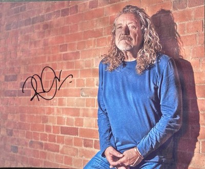 ROBERT PLANT  Led Zeppelin  (Stairway to Heaven)  % Orig Autogramm mit COA Rare