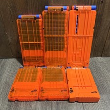 Nerf N-Strike Elite Ammo Clip Magazine 6, 10, 12 w/Darts Holder Ammo LOT OF 6
