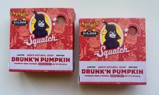 Dr. Squatch Drunk’n Pumpkin Spirit Halloween Exclusive 2025 Soap NEW (2 pack)