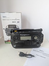 Kaito KA600L Emergency AM/FM/SW NOAA Weather Alert Radio Solar/Crank Lithium