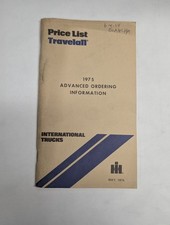 International Truck Price List Travelall 1975 Ordering Information Pl-383