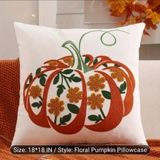 FALL - Decorative Pillow Case - 18X18