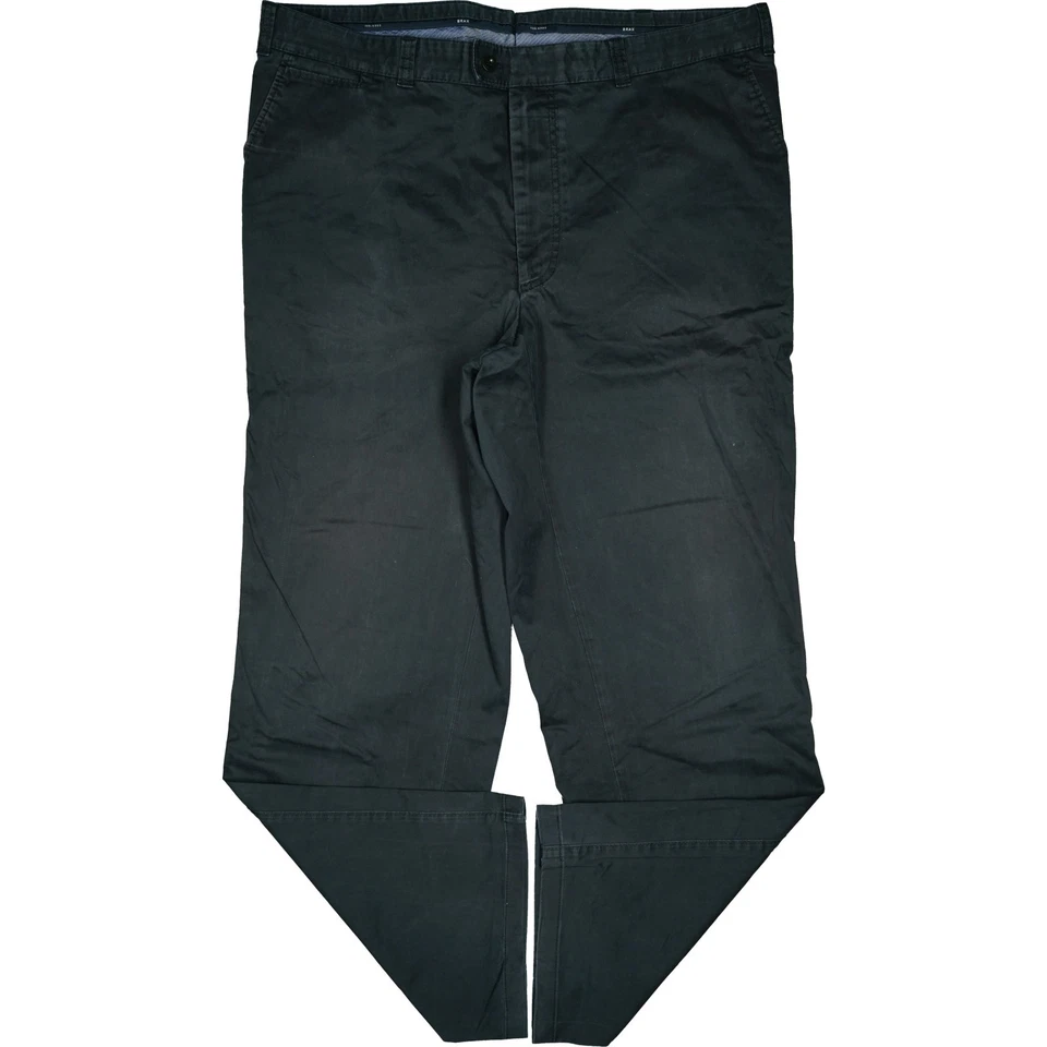 BRAX 58 L34 Jeans Hose schwarz Herren Stretch Ernesto Chino Stoff ÜGröße W42 XXL - Bild 1 von 4
