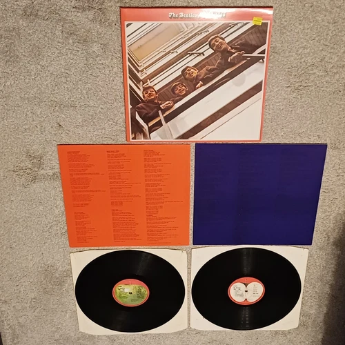 THE BEATLES 1962-1966 RED ALBUM-1983 REISSUE PCSP 717 RARE PURPLE INNER EX VINYL