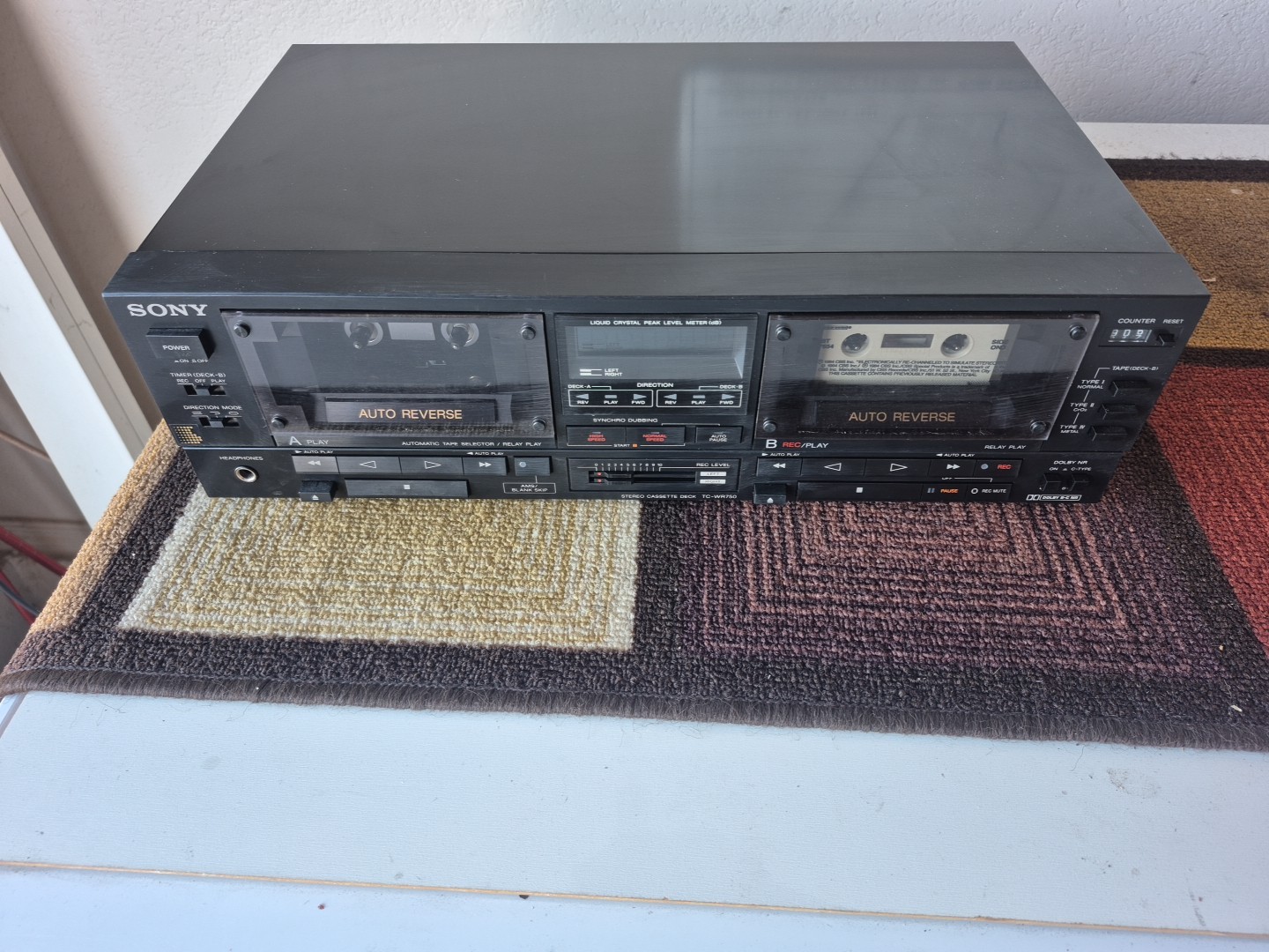 Sony TC-WR750 vintage audio equipment - eBay listing photo 3